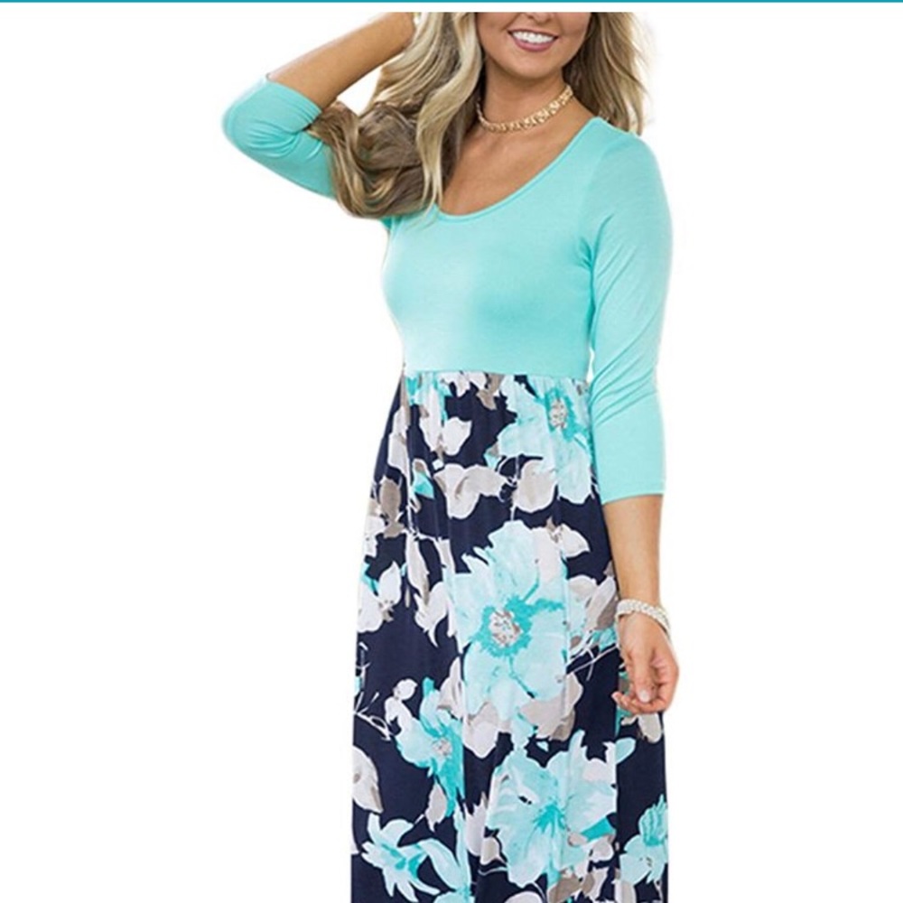 NWOT Floral Maxi Dress